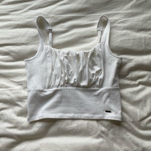 hollister cropped tank top